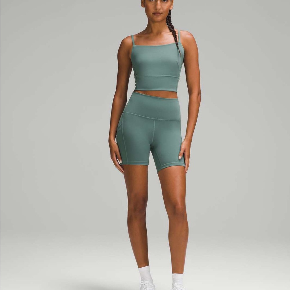Lululemon wunder train high-rise short with pockets 6”